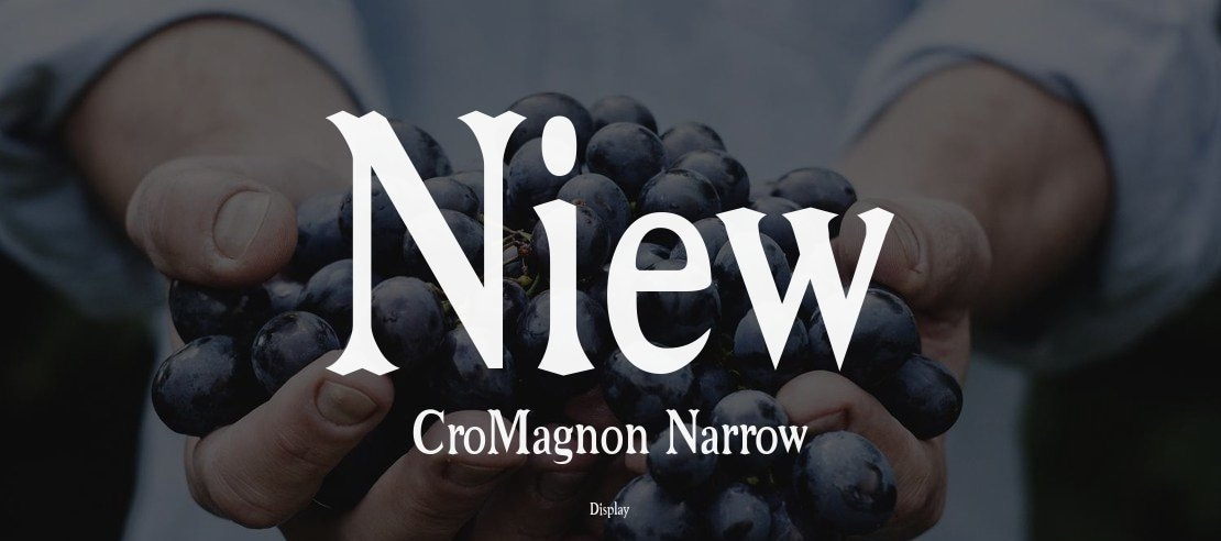 Niew CroMagnon Narrow Font