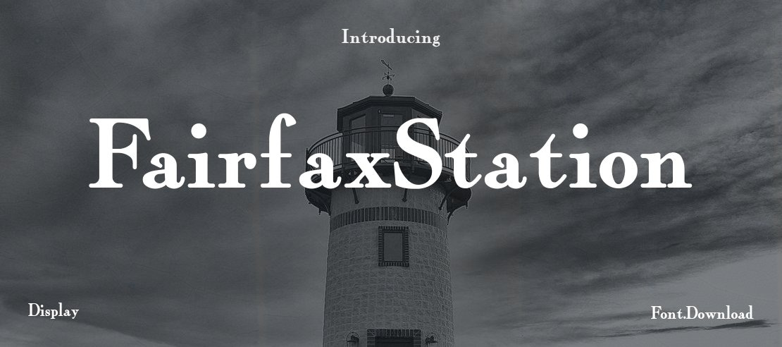 FairfaxStation Font