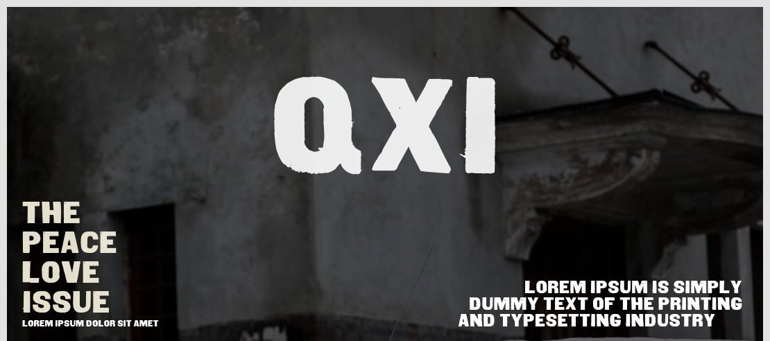 Qxi Font