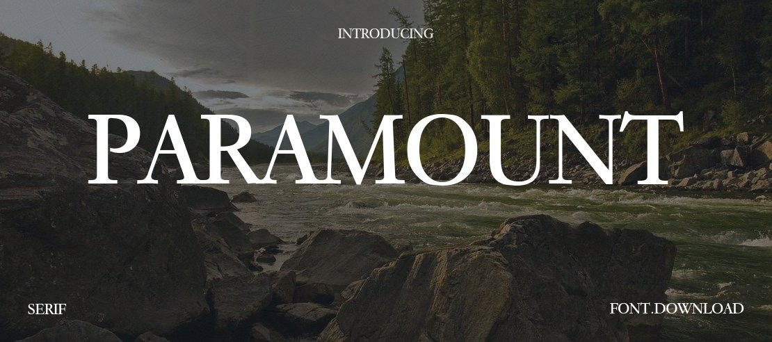 Paramount Font