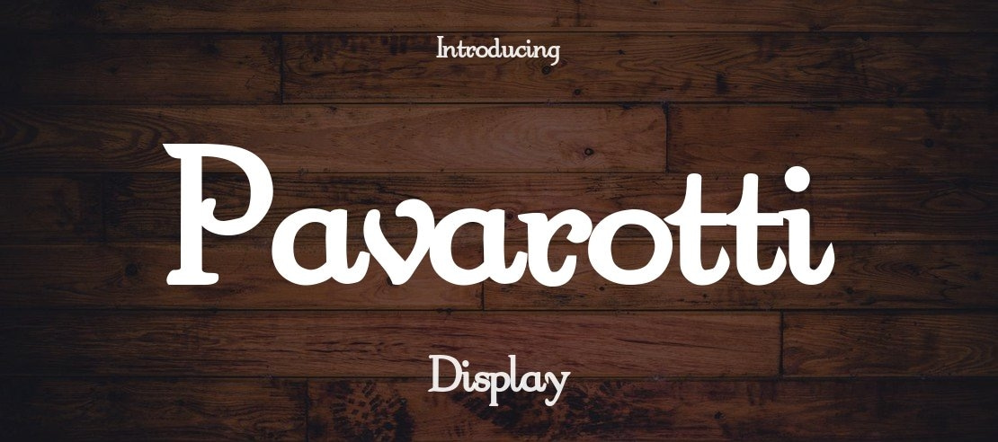 Pavarotti Font