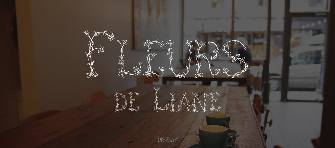 Fleurs de Liane Font