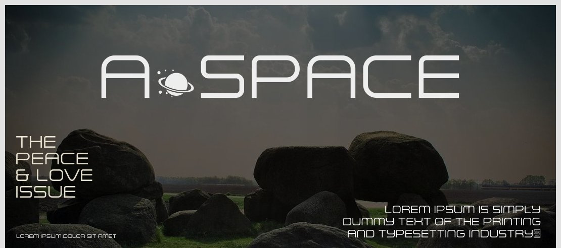 a•space Font Family