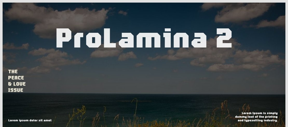ProLamina 2 Font