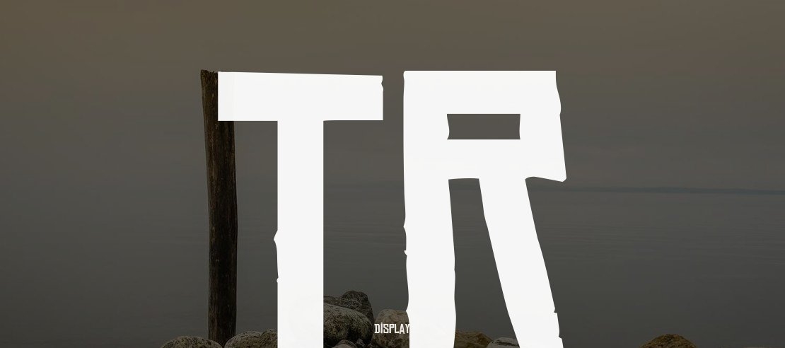 TR Chinese Rocks Font