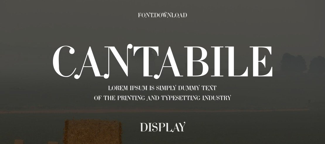 Cantabile Font