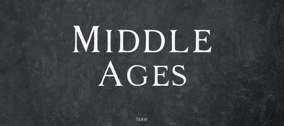 Middle Ages Font