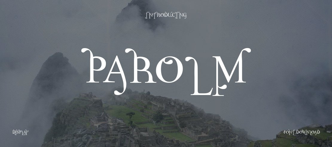 Parolm Font