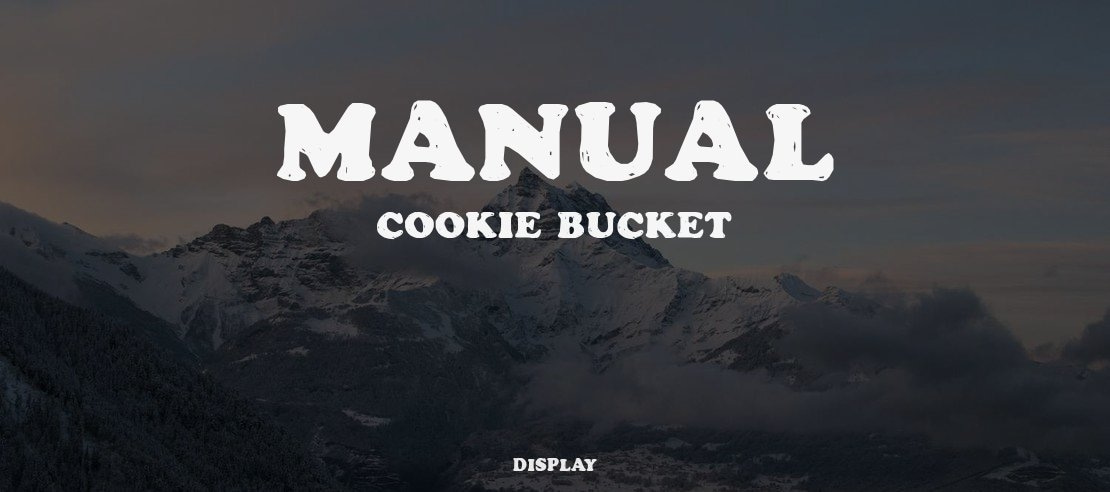 Manual Cookie Bucket Font