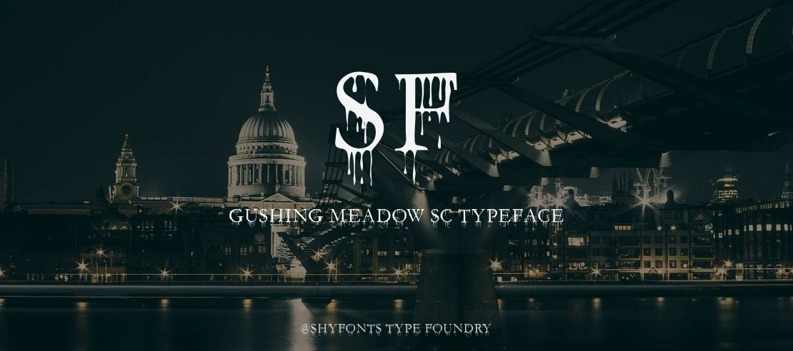 SF Gushing Meadow SC Font Family