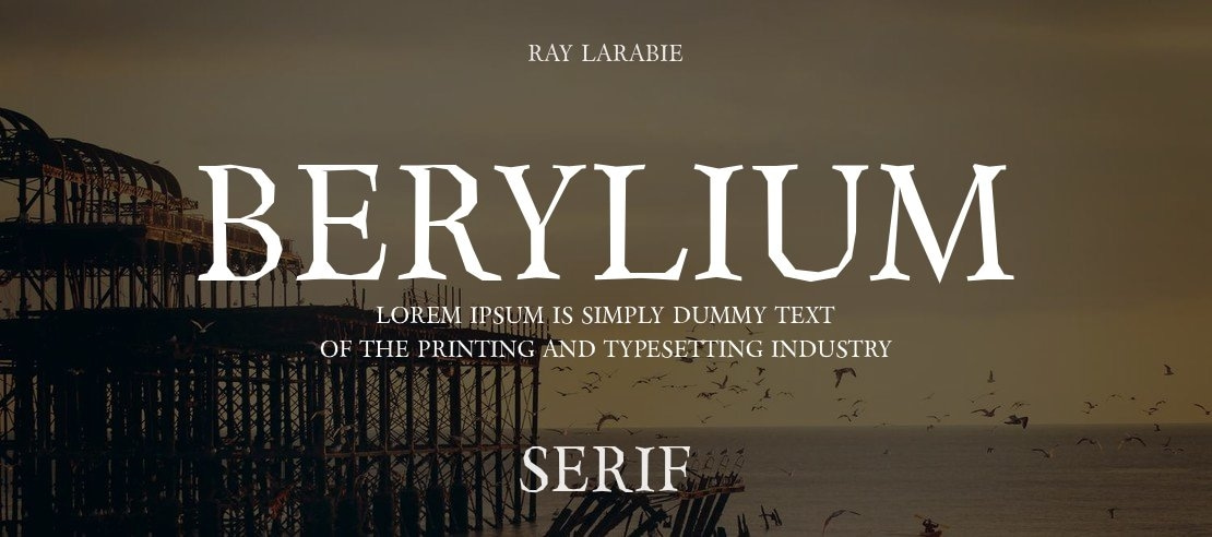 Berylium Font Family