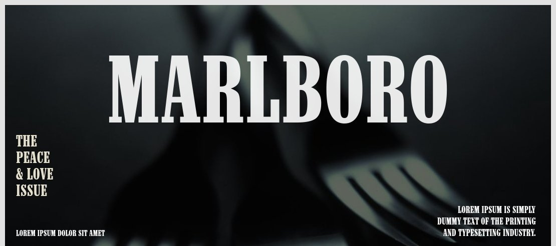 Marlboro Font