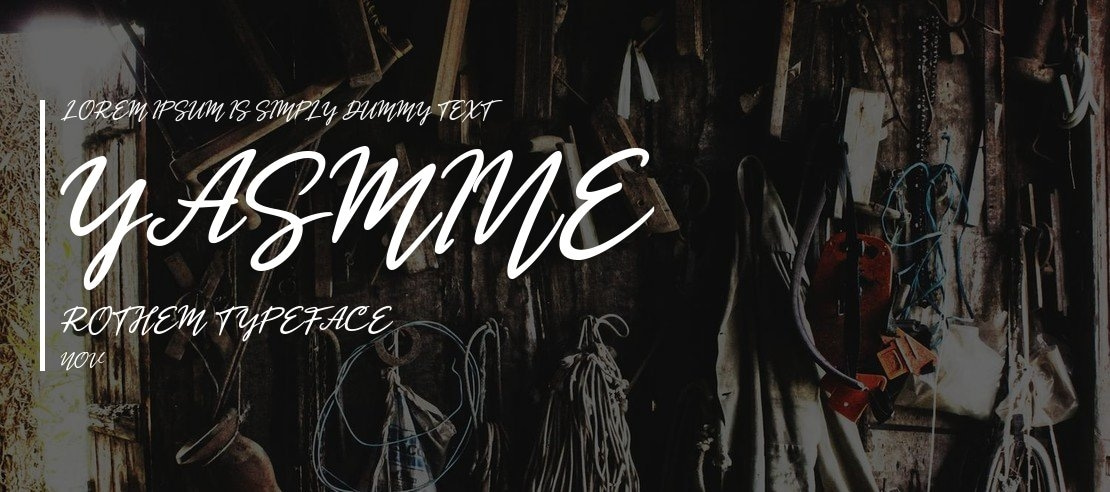 Yasmine Rothem Font