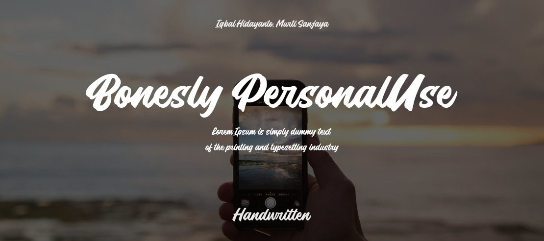 Bonesly PersonalUse Font