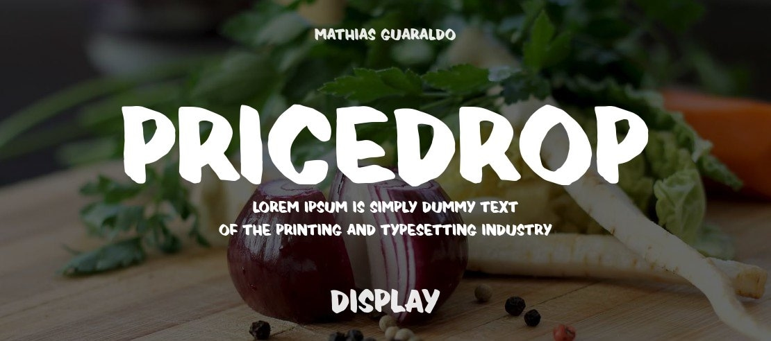 Pricedrop Font