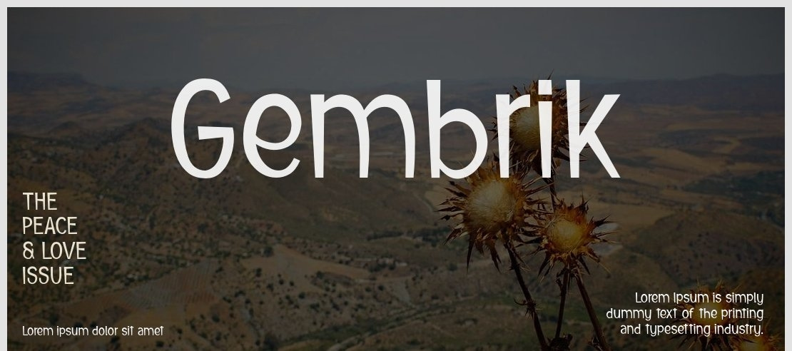 Gembrik Font