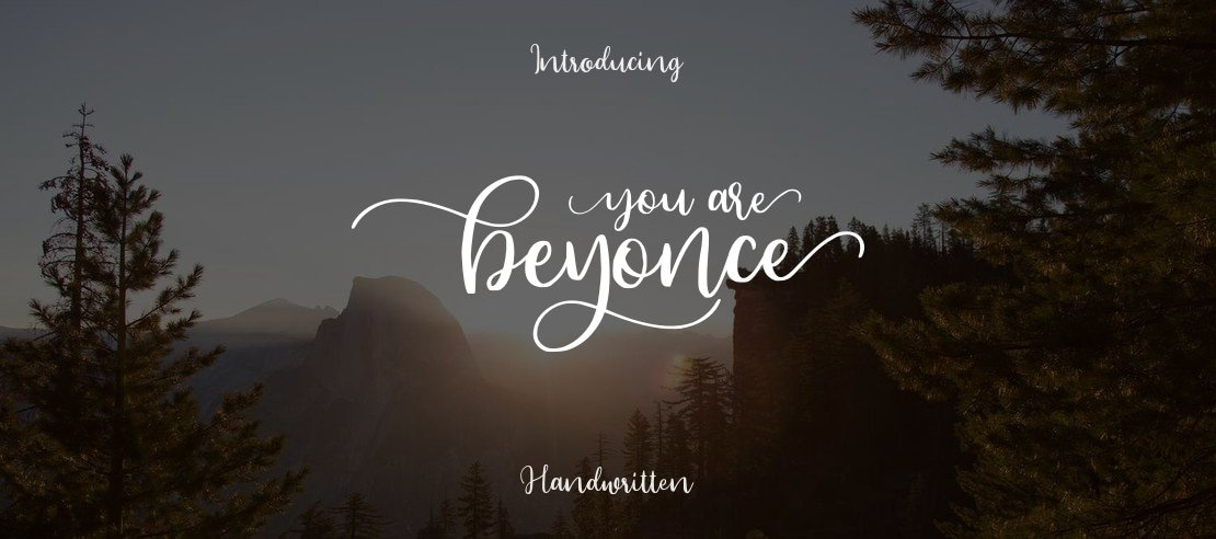 Beyonce Font