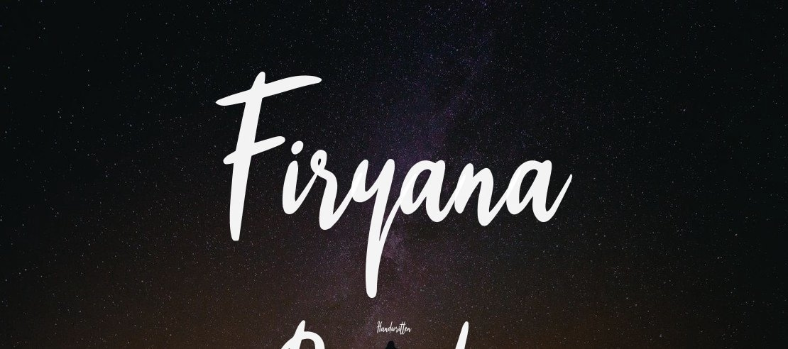 Firyana Beauty Font