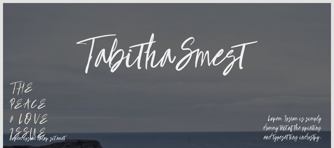 TabithaSmest Font