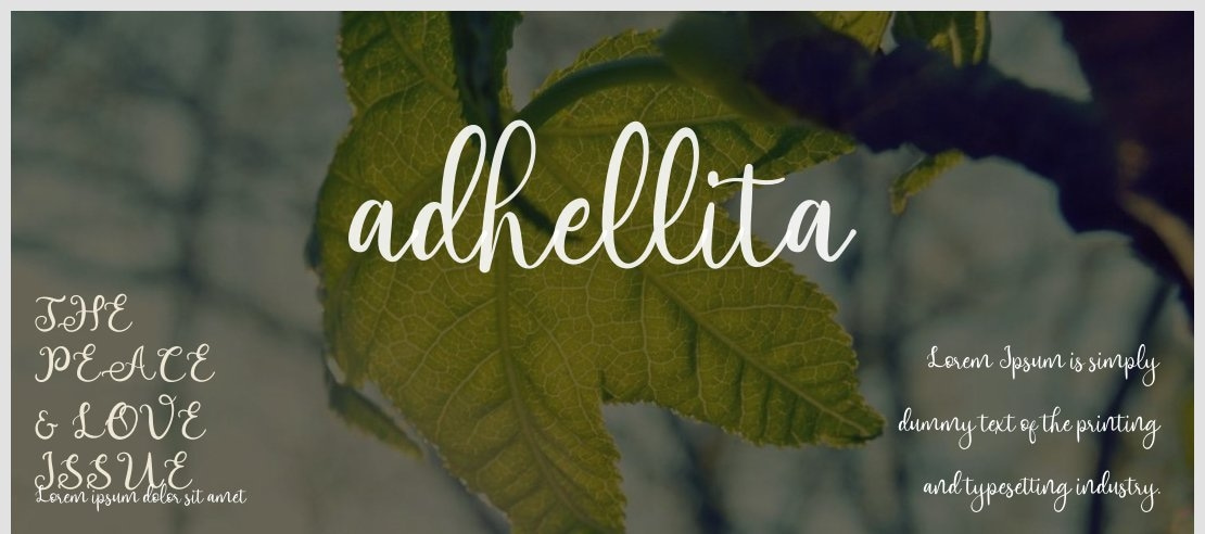 adhellita Font