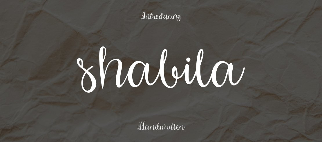 shabila Font