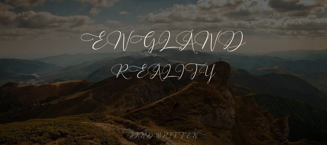 England Reality Font