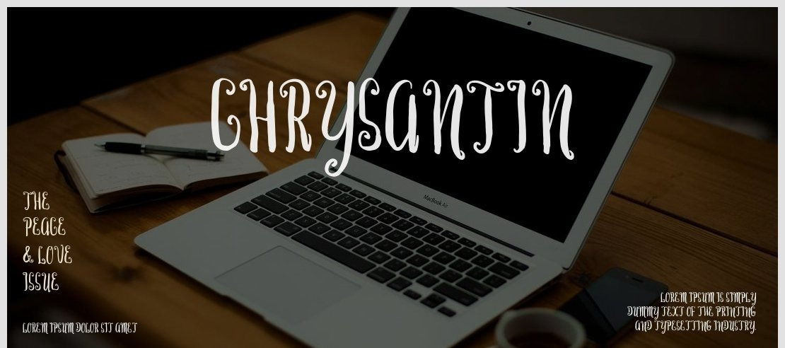 Chrysantin Font