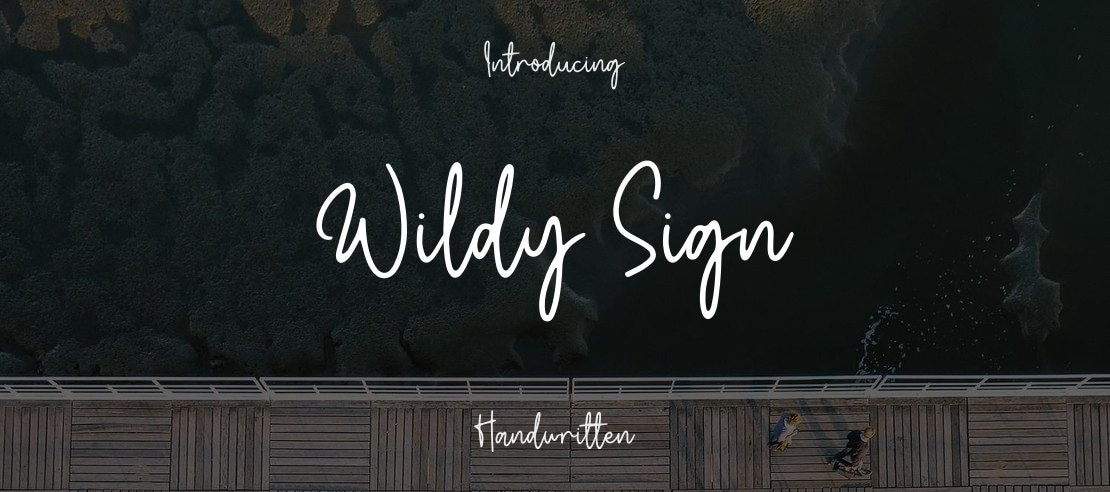 Wildy Sign Font