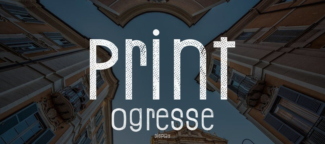 Print Ogresse Font