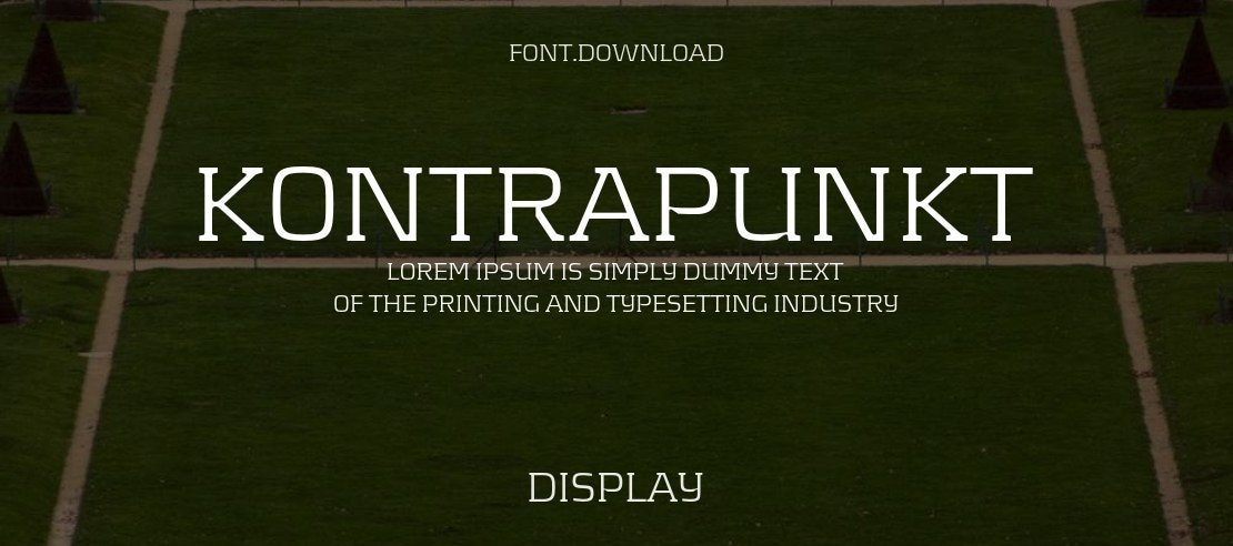 Kontrapunkt Font Family