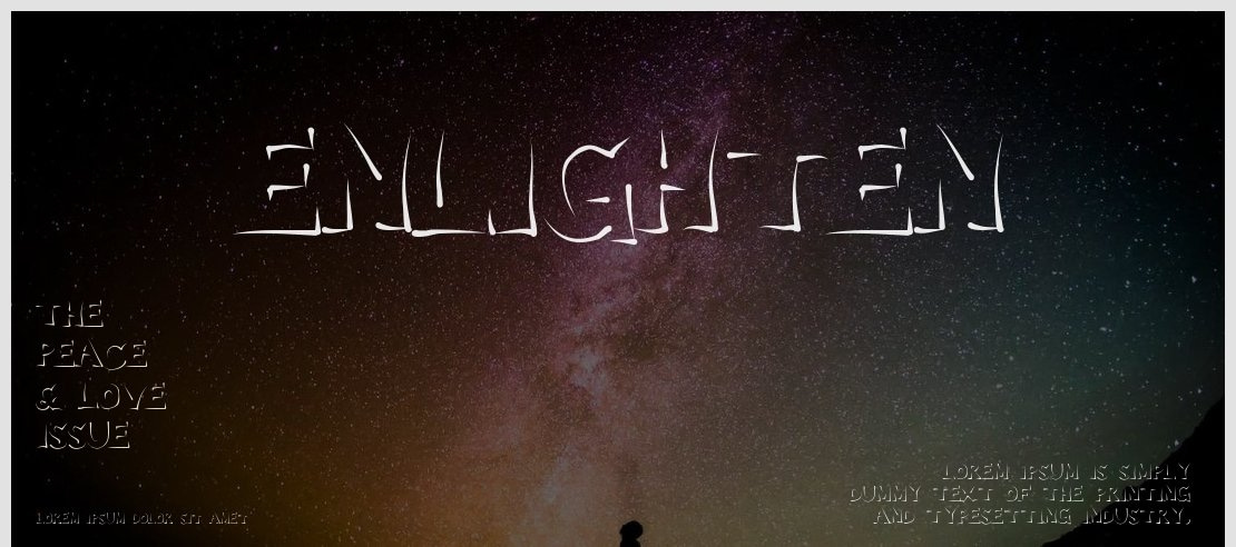 Enlighten Font