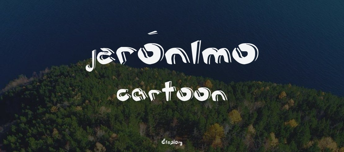 Jerónimo cartoon Font