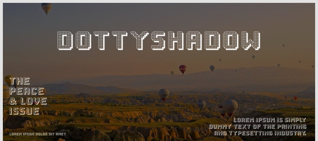 DottyShadow Font
