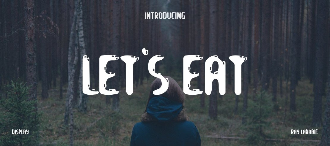 Let's Eat Font