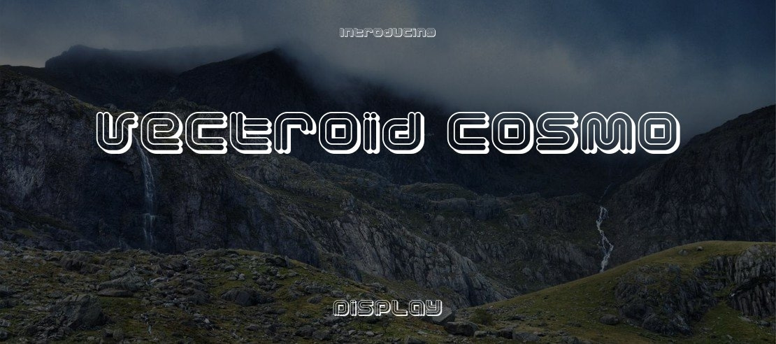 Vectroid Cosmo Font