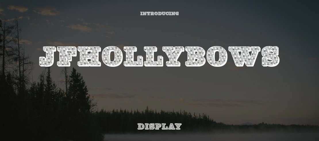 JFHollyBows Font