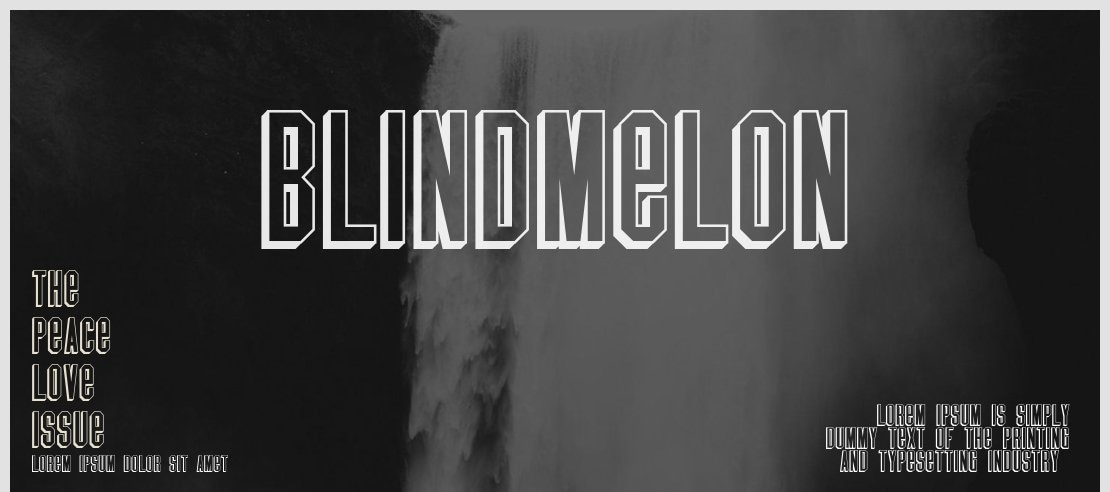 BlindMelon Font