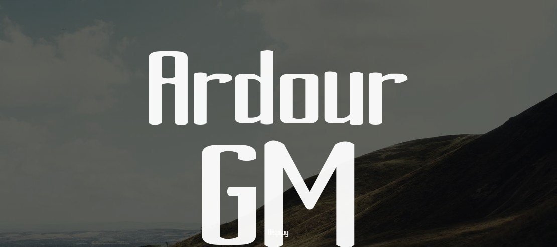 Ardour GM Font Family