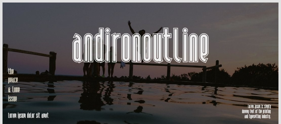 AndironOutline Font