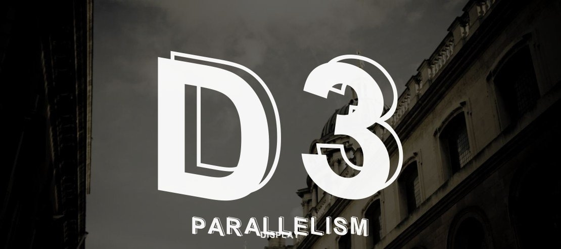 D3 Parallelism Font