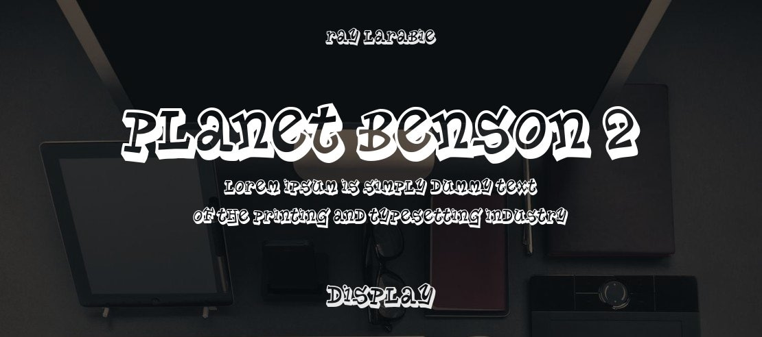 Planet Benson 2 Font