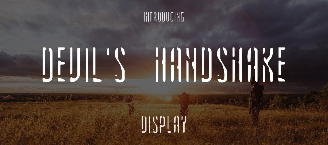 Devil's Handshake Font