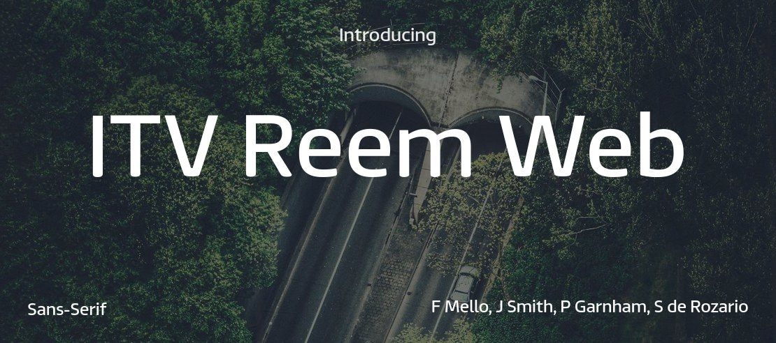 ITV Reem Web Font Family