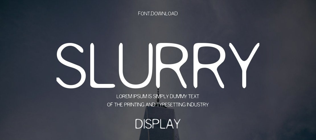 Slurry Font