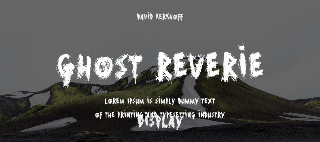 Ghost Reverie Font