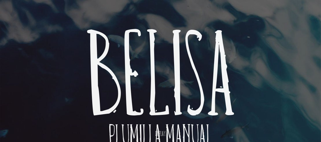 Belisa Plumilla Manual Font