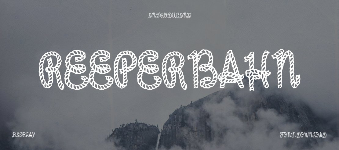 Reeperbahn Font