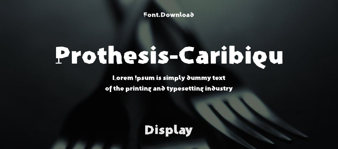 Prothesis-Caribiqu Font Family