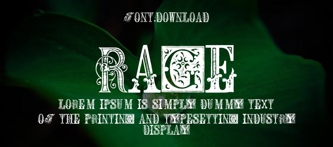 Rage Font