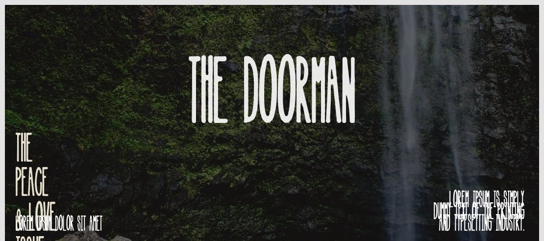 The Doorman Font